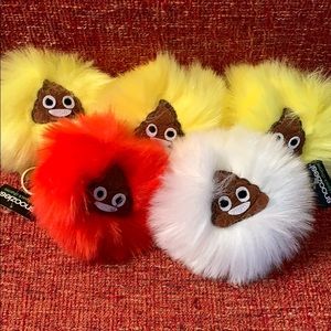 SNOOZIES backpack “Poop” charms/key rings. 5